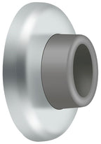 Deltana - Wall Mount Concave Flush Bumper; 2-1/2" Diameter - Bright Chrome