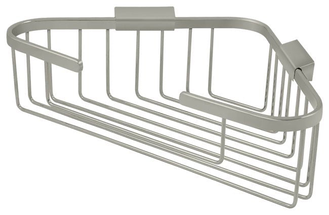 Deltana - Wire Basket; 13" Corner Basket - Satin Nickel