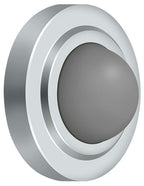 Deltana - Convex Flush Bumper 2-3/8" Diameter - Bright Chrome
