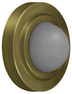 Deltana - Convex Flush Bumper 2-3/8" Diameter - Antique Brass