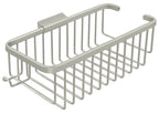 Deltana - Wire Basket; 10" Rect/Shampoo with Hook - Satin Nickel