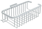 Deltana - Wire Basket; 10" Rect/Shampoo with Hook - Bright Chrome