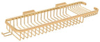 Deltana - Wire Basket; 17-1/2" Rect/Com with Hook - Lifetime Brass