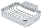 Deltana - Wire Basket; 4-1/2" Rectangular Soap Holder - Bright Chrome