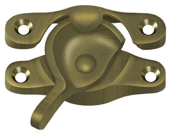Deltana - Window Sash Lock; 15/16" x 2-5/8" - Antique Brass