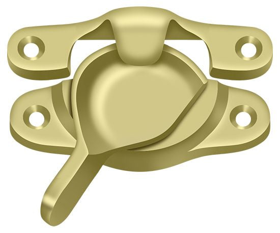 Deltana - Window Sash Lock; 1-1/16" x 3" - Bright Brass