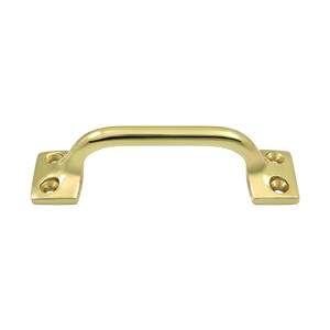 Deltana - Pull; 4" - Unlacquered Bright Brass