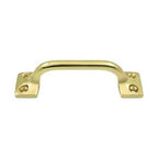 Deltana - Pull; 4" - Unlacquered Bright Brass