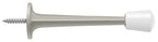 Deltana - 3" Baseboard Door Bumper; Zinc Die-Cast - Satin Nickel