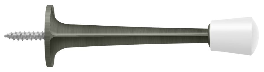 Deltana - 3" Baseboard Door Bumper; Zinc Die-Cast - Antique Nickel