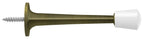 Deltana - 3" Baseboard Door Bumper; Zinc Die-Cast - Antique Brass