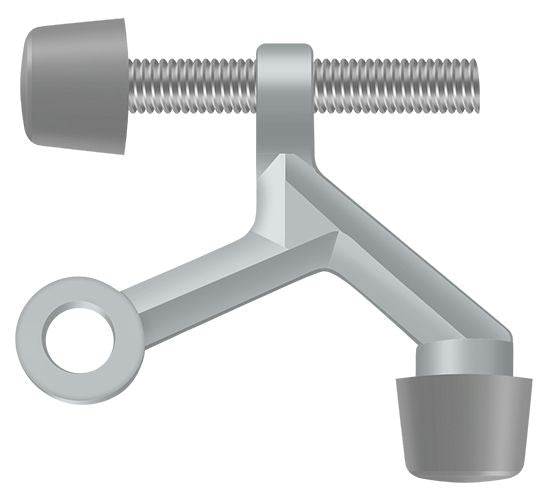 Deltana - Hinge Pin Stop; Hinge Mounted; Zinc Die-Cast - Satin Chrome
