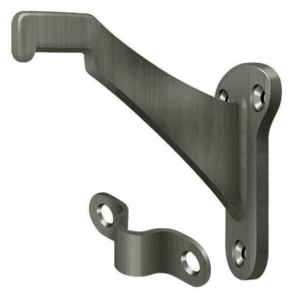 Deltana - Hand Rail Brackets; Zinc 3-1/4" Projection - Antique Nickel