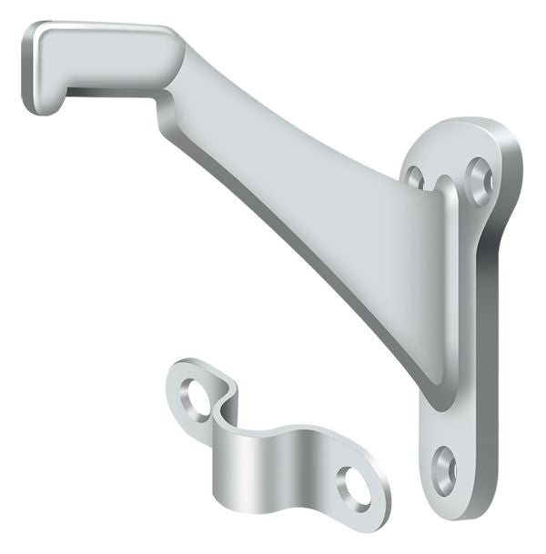 Deltana - Hand Rail Brackets; Zinc 3-1/4" Projection - Bright Chrome