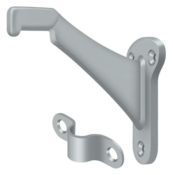 Deltana - Hand Rail Brackets; Zinc 3-1/4" Projection - Satin Chrome