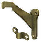 Deltana - Hand Rail Brackets; Zinc 3-1/4" Projection - Antique Brass
