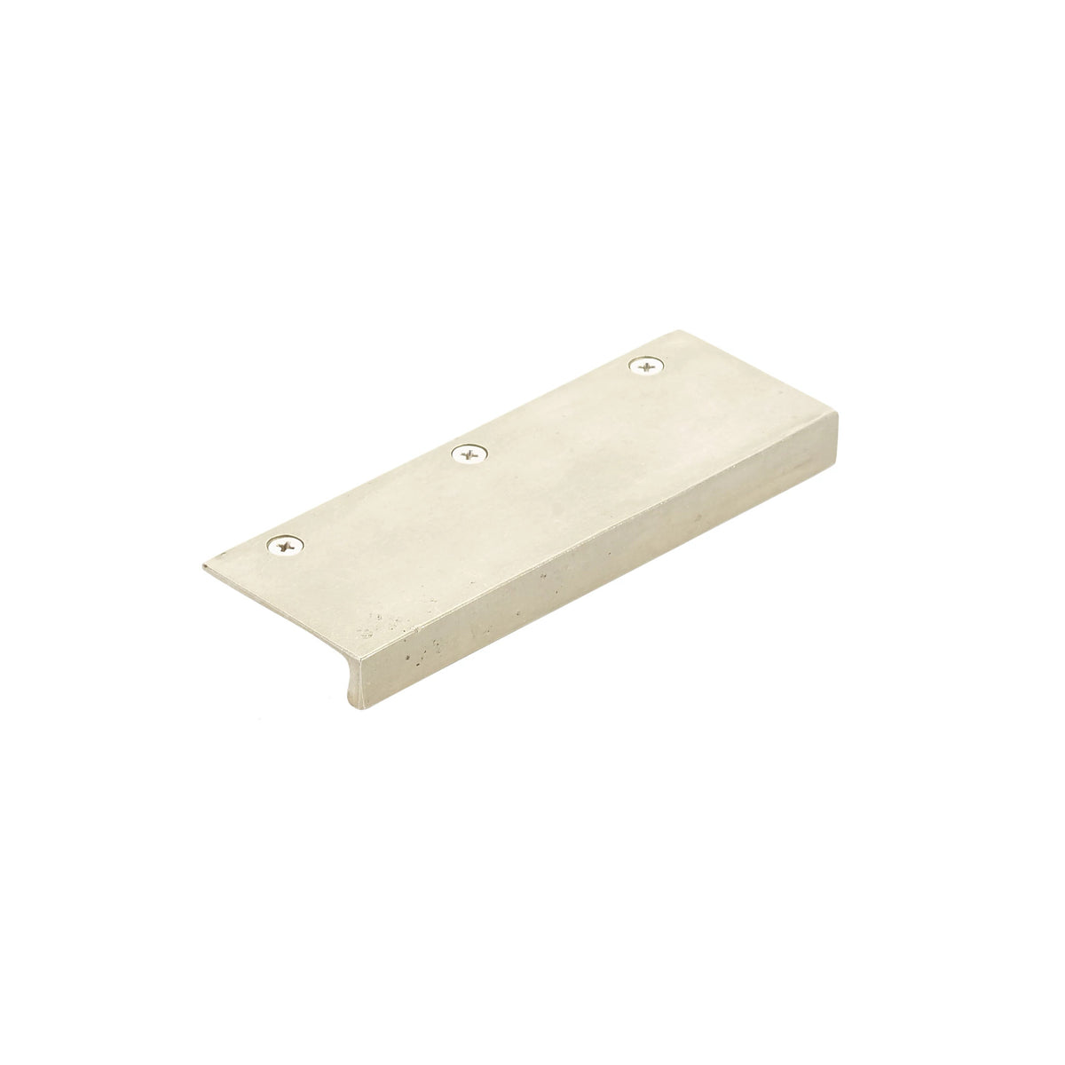 Emtek 86665FB Rustic Modern Edge Cabinet Pull with 4-1/2" Center to Center Flat Black Bronze Finish Main image