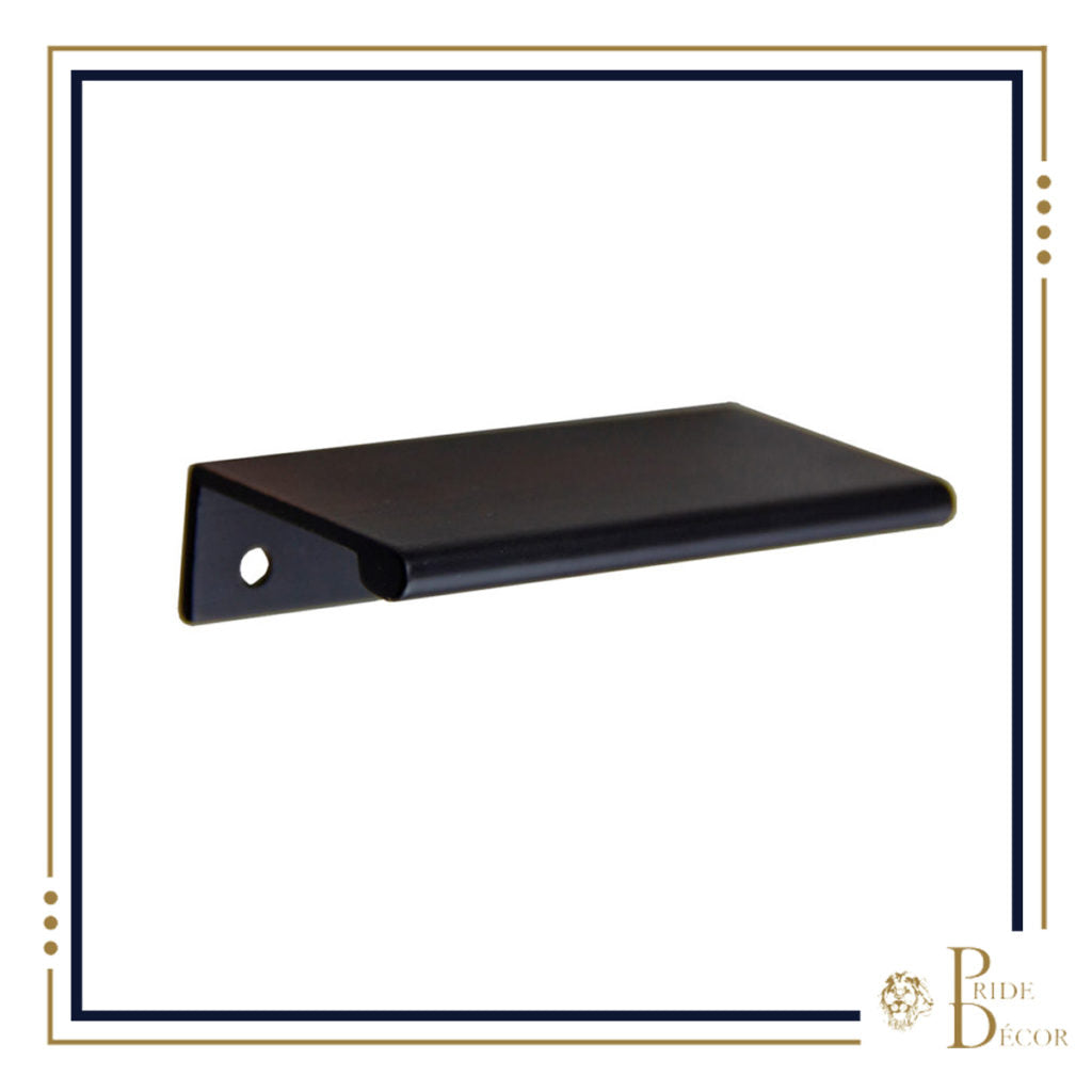 Pride Industrial - 3" Aluminum Tab Cabinet Pull with 2-3/8" Center to Center with #6 x 5/8" Wood Screws