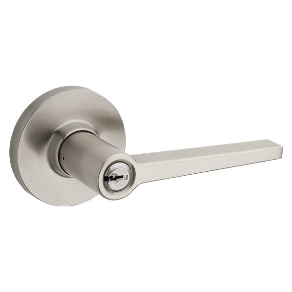 Safelock - Daylon Lever with Round Rose Push Button Entry Lock with 4AL Latch and RCS Strike Main image